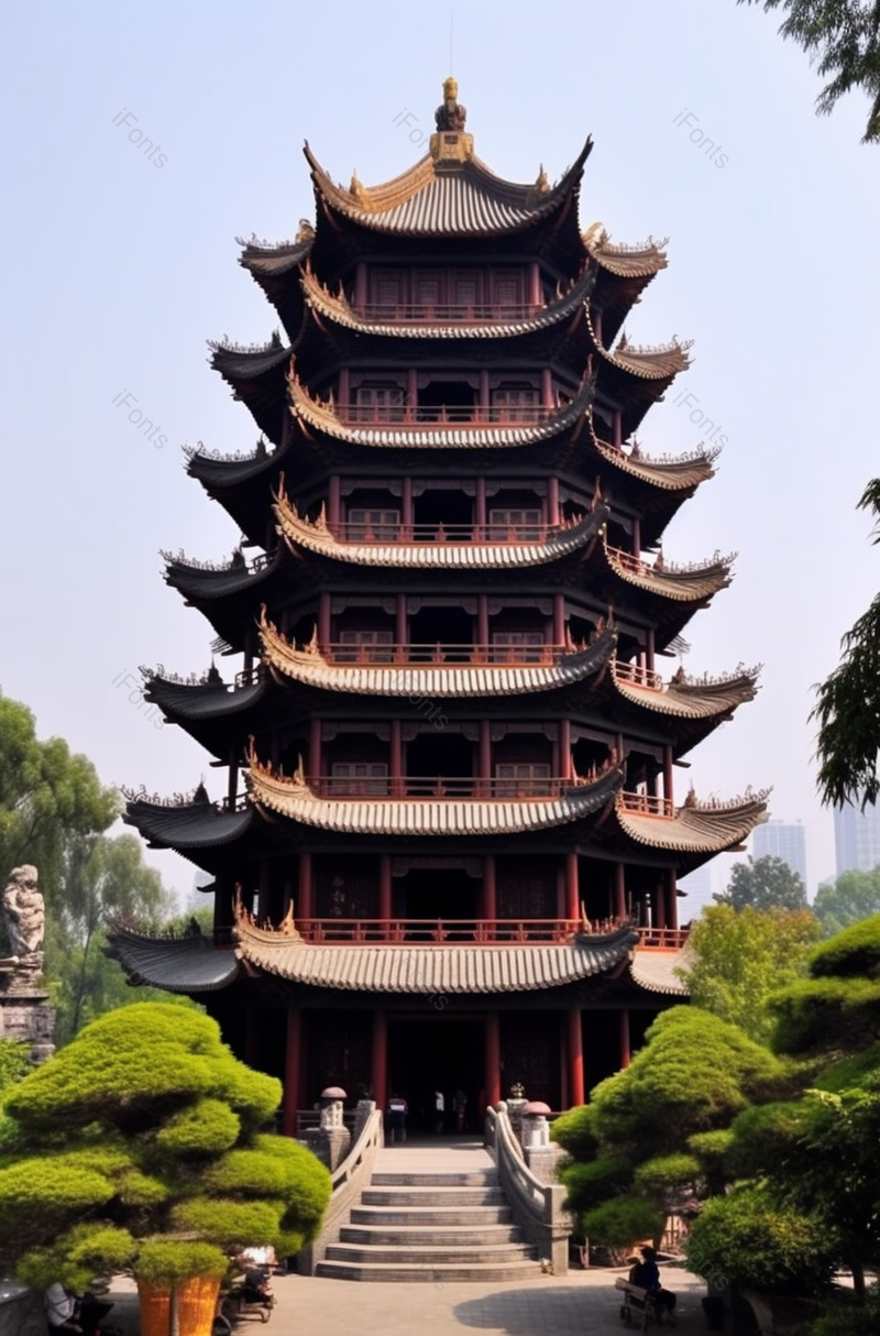 湖北武汉黄鹤楼日景,高清,摄影图,摄影图片,图片大全,摄影图免费下载